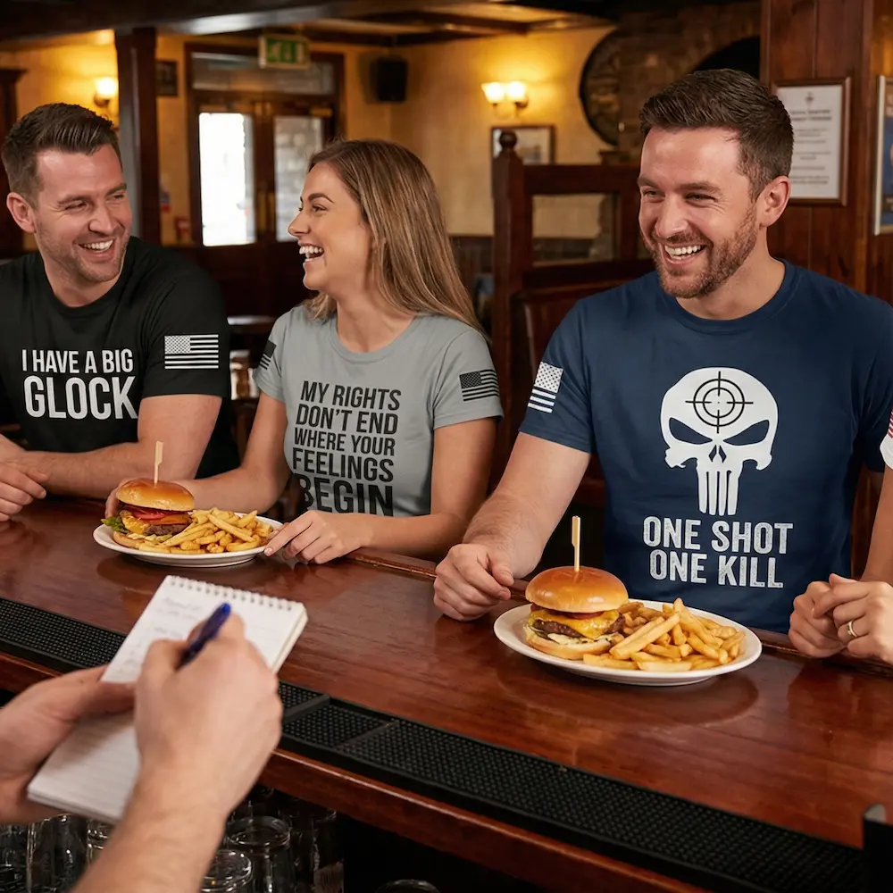 Detail My Tee Patriotic USA T-Shirts for Men and Women showing American Pride.