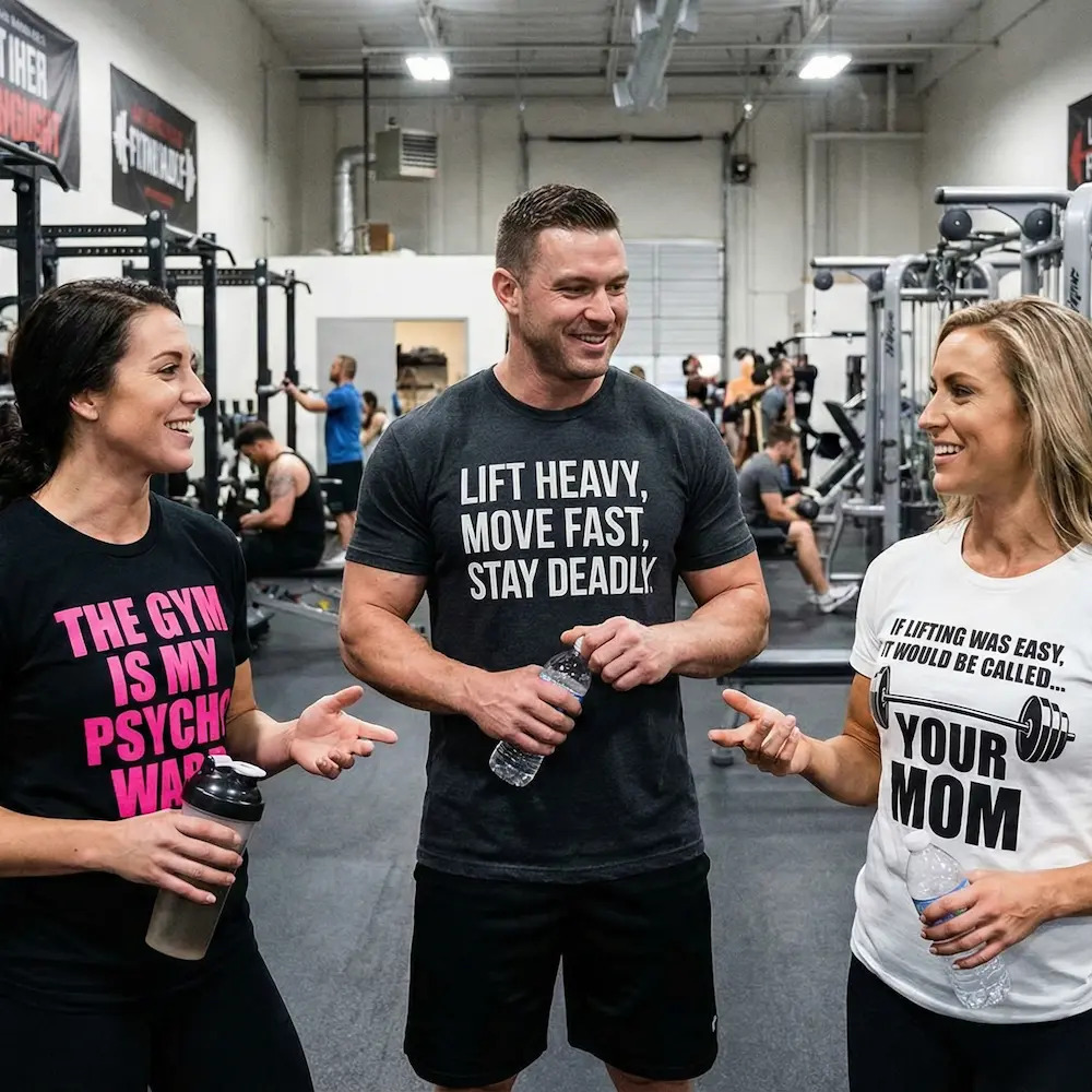 Detail My Tee Pro-America Fitness T-Shirt for Men and Women.